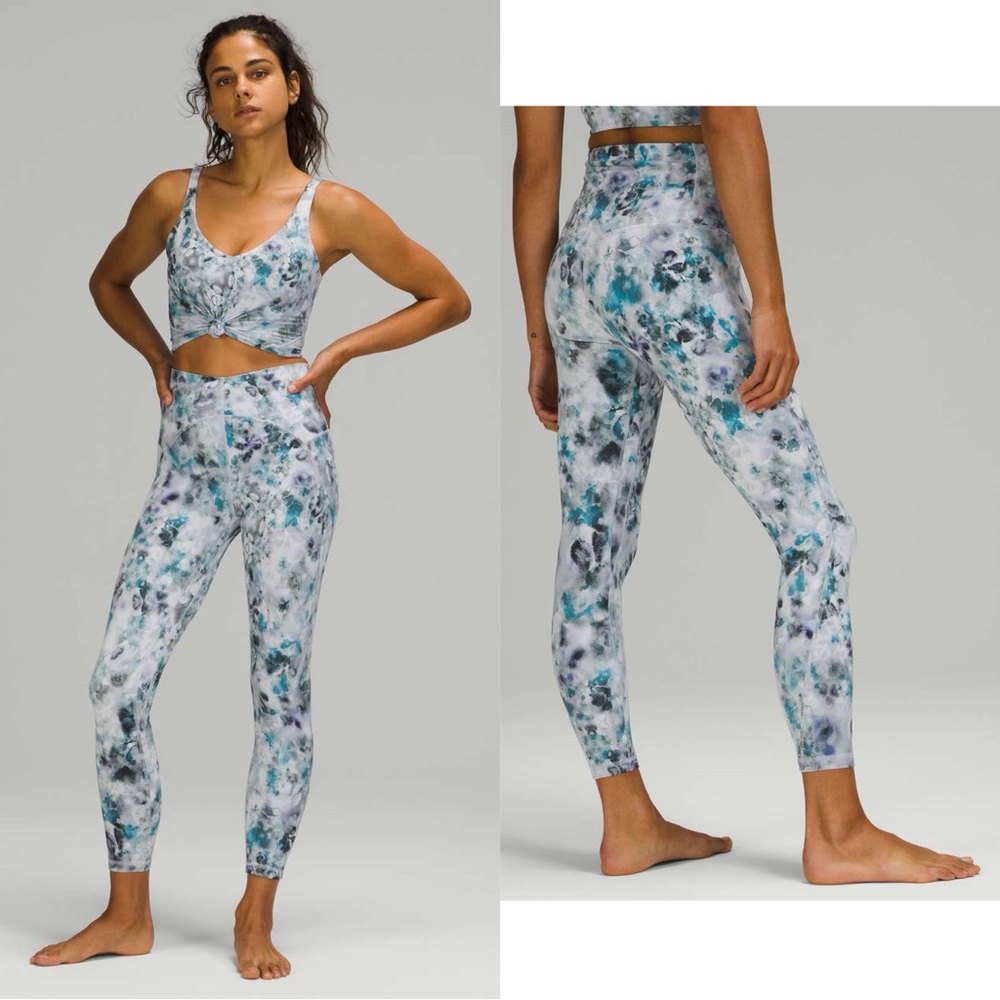 NWT Lululemon Unlimit High-Rise Tight 25" Kaleidofloral‎ Multi W5DVJS Size 2